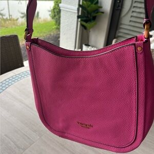 kate spade Hot Pink Pebbled Leather Crossbody Bag